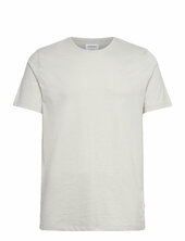 Mouliné O-neck Tee S/smouliné O-neck Tee S/s Lindbergh Grey