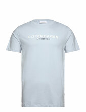 Copenhagen Print Tee S/s Lindbergh Blue