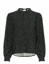Karea Printed Blouse Kaffe Black