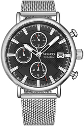 So & Co New York Herreur 5598.2 Tribeca Sort/stål Ø42 Mm
