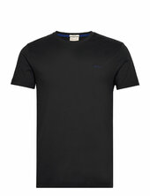 Contrast Logo Ss T-shirt Gant Black