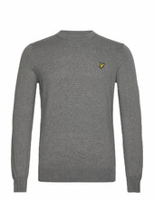 Cotton Merino Crew Neck Jumper Lyle & Scott Grey