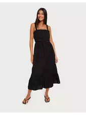 Object Collectors Item Objramilla S/l Long Dress 126 Midikjoler Black