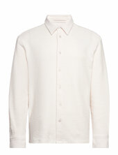 Reg Ls Crinkle Jersey Shirt J. Lindeberg White
