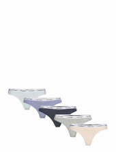 Thong 5pk Calvin Klein Patterned