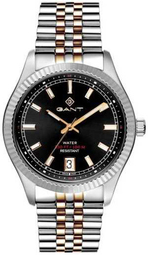 Gant Herreur G166009 Sussex Sort/gul Guldtonet Stål Ø43 Mm