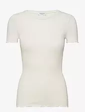 Rwbernadine Ss Regular O-neck T-shi Rosemunde Cream