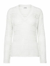 Nmlaika L/s V-neck Knit Fwd Noisy May White