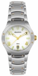 Bulova Dameur 28m09 Accutron Hvid/stål Ø28 Mm