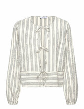 Cc Heart Lina Blouse With Tiebands Coster Copenhagen Grey