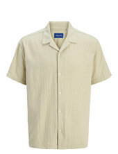 Joreaster Patras Resort Shirt Ss Ln Jack & J S Cream