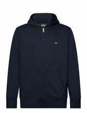 Shield Logo Zip Hoodie Gant Navy