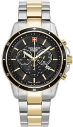 Swiss Alpine Military Herreur 7089.9147 Douglas Sort/guldtonet Stål