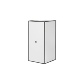 By Lassen Frame Skab 70 Med Låge & 2 Hylder Hvid