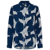 Skjorter M. Lange ærmer Only  Nova Life Vis Shirt - Blue Dephts