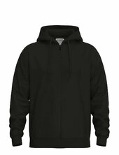Slhrelaxluke Ls Full Zip Hoodie Selected Black