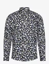 Aop Floral Shirt L/s Lindbergh Navy