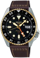 Seiko 5 Herreur Ssk036k1 Sort/læder Ø42.5 Mm