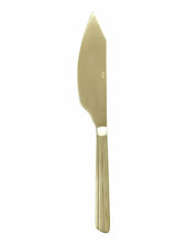 Raw Cutlery Cake Knife Champagne Gold Coloured Coating 1 Pcs. In Giftbox Aida Gold
