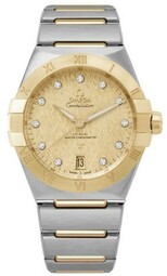 Omega Dameur 131.20.36.20.58.001 Constellation Co-axial 36mm Guld/18