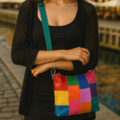 Style Quito I Ny Smuk Multifarve. Superfed Slingbag Til Skulder Og Crossbody