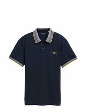 Polo With Print Tom Tailor Navy