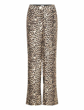 Pants In Leo Print - Petra Fit Coster Copenhagen Brown