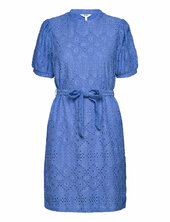Objfeodora S/s Short Dress Noos Object Blue
