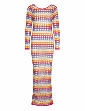 Multi-coloured Crochet Dress Mango Patterned