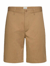 Jonathan Light Twill Shorts Wood Wood Beige