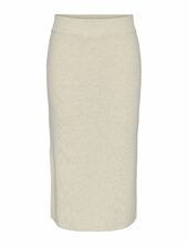 Yasassi Hw Midi Knit Skirt S. Noos Yas White