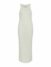 Vimargot Open O-neck S/l Knit Dress/r Vila White