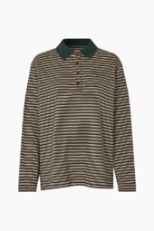 Jeanni Polo - Brown Polo Stripe - Baum Und Pferdgarten - Stribet M