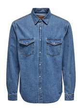 Onsbane 3247 Dnm Shirt Noos Only & Sons Blue