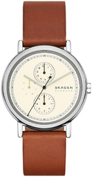 Skagen Herreur Skw6942 Signatur Beige/læder Ø40 Mm