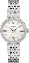 Bulova Dameur 96l284 Hvid/stål Ø30 Mm