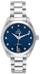 Omega Dameur 220.10.34.20.53.001 Seamaster Aqua Terra 150m Blå/stål