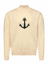 Sweater Stand Up Collar Héritage Armor Lux Cream