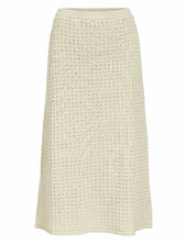 Objester Mw Re Midi Pattern Skirt Div Object Cream