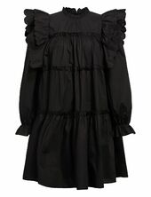 Objhope L/s Short Dress Div Object Black