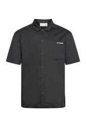 Logo Camp-collar Shirt Han Kjøbenhavn Black