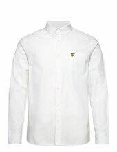 Cotton Linen Button Down Shirt Lyle & Scott White