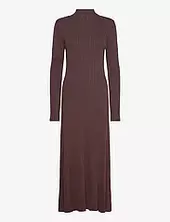 Tulip Knit Dress Holzweiler Brown