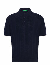 H/s Polo Shirt United Colors Of Benetton Navy