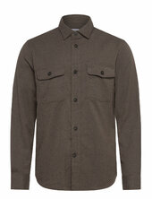Regular-fit Flannel Overshirt With Pockets Mango Grey