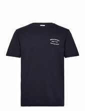 Small Graphic Pique Ss Tshirt Gant Navy