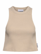Cropped Racer Top Han Kjøbenhavn Beige