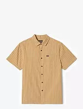 Cru Oxford Stripe S/s Wvn Brixton Yellow