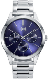 Mark Maddox Herreur Hm7121-37 Classic Blå/stål Ø42 Mm