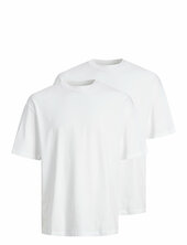 Jjebradley Tee Ss O-neck 2pk Mp Noos Jack & J S White